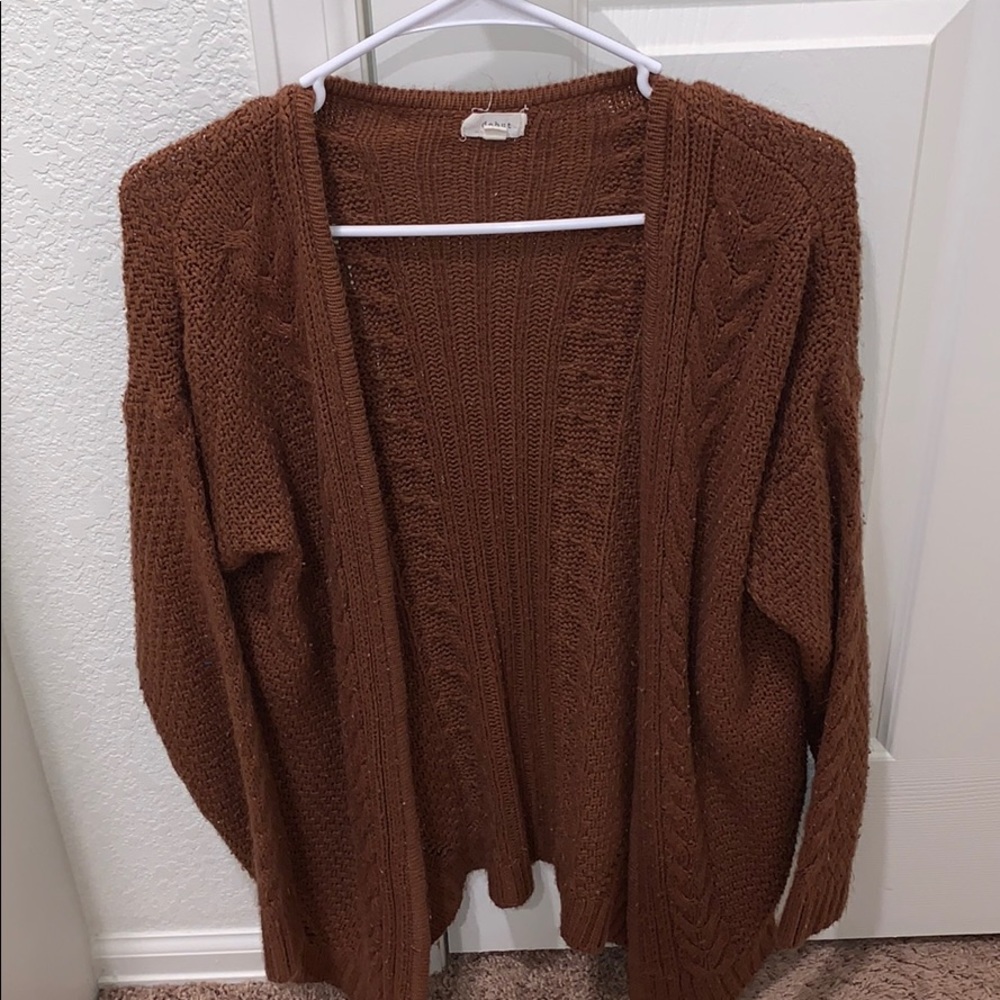 Rust cardigan